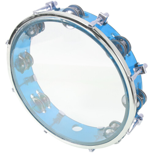 2Pcs Kids Tambourine Tunable Hand Bell Drum Percussion Instrument