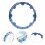 2Pcs Kids Tambourine Tunable Hand Bell Drum Percussion Instrument 11