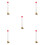 5Pcs Easy Install Water Level Indicator for Boiler with Acrylic Metal 5
