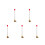 5Pcs Easy Install Water Level Indicator for Boiler with Acrylic Metal 7