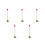 5Pcs Easy Install Water Level Indicator for Boiler with Acrylic Metal 6