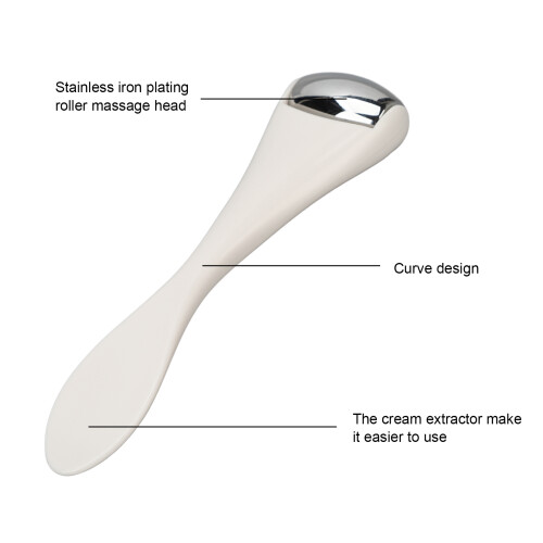 Portable White Ice Roller for Facial Redness Acne and Wrinkle Reduction 2