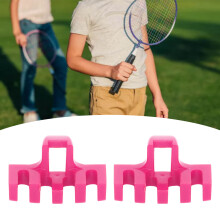 2 Stück rosa Badminton-Schläger-Ladungsverteiler zum Bespannen, 7 g