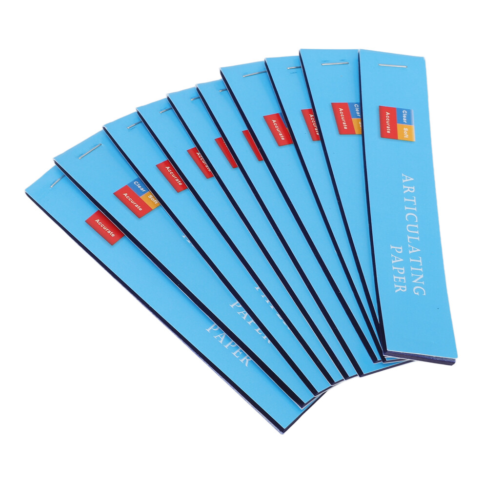 Blue Precision Dental Articulating Paper For Bite Marks And Pressure Distribution