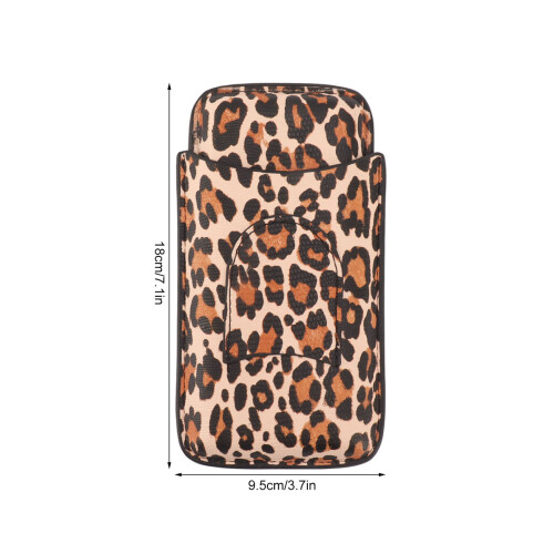 Leder Zigarrenetui 3-Zigarren Reise Humidor 18x9.5cm 1