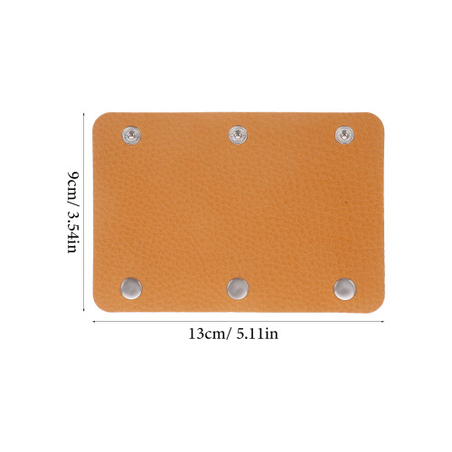 Light Brown PU Reisetasche Mit Griffschutzabdeckung 1