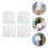 2Paire Poignets Fausses Blanches Tissu Accessoires Mode Pour 9