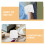 2Paire Poignets Fausses Blanches Tissu Accessoires Mode Pour 6