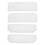 2Paire Poignets Fausses Blanches Tissu Accessoires Mode Pour 10
