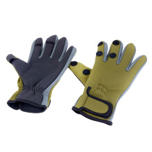Professionelle Anglerhandschuhe Mit 3 Offenen Fingern Für Outdoor Xl Grün