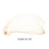 Hair Bun Holder Golden Fabric 60 3