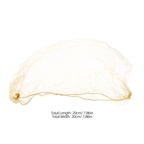 Hair Bun Holder Golden Fabric 60 2