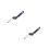 2Pièces Brosse Coiffante Chauffante Noire À Poils Protecteurs Voyage 7