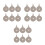 18 Pcs Stainless Steel Shooting Targets For Practice And Outdoor Use 4