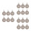 18 Pcs Stainless Steel Shooting Targets For Practice And Outdoor Use 9