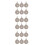 18 Pcs Stainless Steel Shooting Targets For Practice And Outdoor Use 10