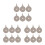 18 Pcs Stainless Steel Shooting Targets For Practice And Outdoor Use 7