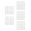 250 Pcs Baseball Caps Insert Shapers Cardboard Hat Support Brim Holder 6