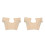 2St Vrouwen Katoenen Zweetbeschermingsvest Beige - Ademend, Elastisch 2