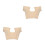 2St Vrouwen Katoenen Zweetbeschermingsvest Beige - Ademend, Elastisch 4