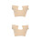 2St Vrouwen Katoenen Zweetbeschermingsvest Beige - Ademend, Elastisch 3