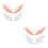 4 Sets Silicone Toe Separators With Pearl Beads For Pedicure 4