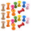 40 Pcs Vintage Unfinished Wooden Spools For Home Winding 9