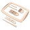 Weaving Supplies Beige Hout 1 Set 14,4x11x0,2 Inch 11