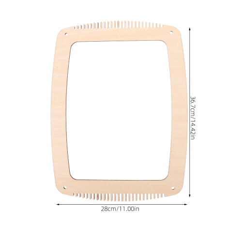 Weaving Supplies Beige Hout 1 Set 14,4x11x0,2 Inch 2