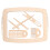 Weaving Supplies Beige Hout 1 Set 14,4x11x0,2 Inch 10