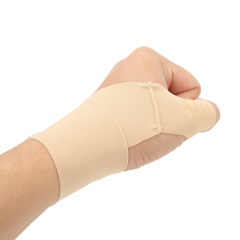 Soft Skin Color Wrist Thumb Support Brace | Adjustable, One Size