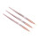 Nail-Art-Liner-Pinsel Roségold Nylonborsten 3 Stück 2