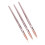 Nail-Art-Liner-Pinsel Roségold Nylonborsten 3 Stück 7