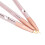 Nail-Art-Liner-Pinsel Roségold Nylonborsten 3 Stück 8
