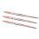 Nail-Art-Liner-Pinsel Roségold Nylonborsten 3 Stück 11