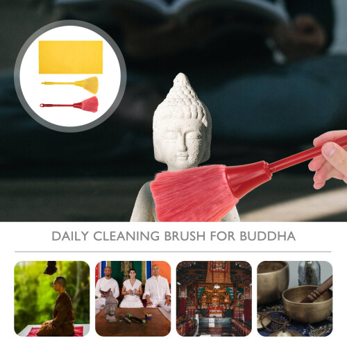 1 Set Kunststoff Buddha Bürste Reinigungsbürste 2