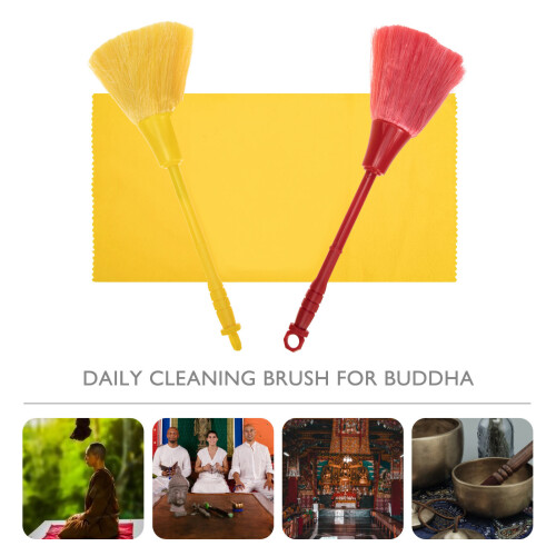 1 Set Kunststoff Buddha Bürste Reinigungsbürste 1