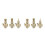 6 Pcs Diy Unfinished Wooden Nutcracker Figures For Christmas Crafting 9