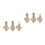 6 Pcs Diy Unfinished Wooden Nutcracker Figures For Christmas Crafting 7