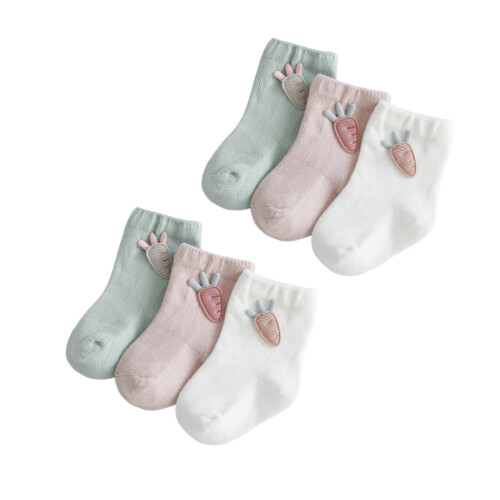 6Paires Coton Élastique Antidérapant
