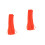200 Pcs Plush Rods Flexible Flocking Sticks For Kids Diy Art Orange 4