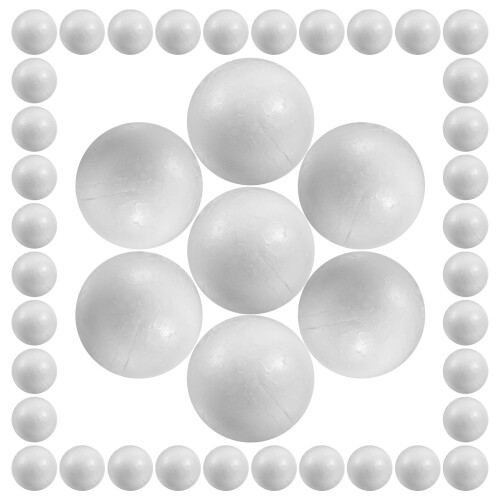 300 Pcs Solid Polystyrene Craft Balls 5cm For Wedding Decoration 1