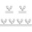 300 Pcs Solid Polystyrene Craft Balls 5cm For Wedding Decoration 7
