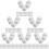 300 Pcs Solid Polystyrene Craft Balls 5cm For Wedding Decoration 11