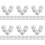 300 Pcs Solid Polystyrene Craft Balls 5cm For Wedding Decoration 4