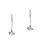 2Pcs Silver Stainless Steel Slotted Spoon Skimmer for Safe Use 4