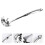 2Pcs Silver Stainless Steel Slotted Spoon Skimmer for Safe Use 8