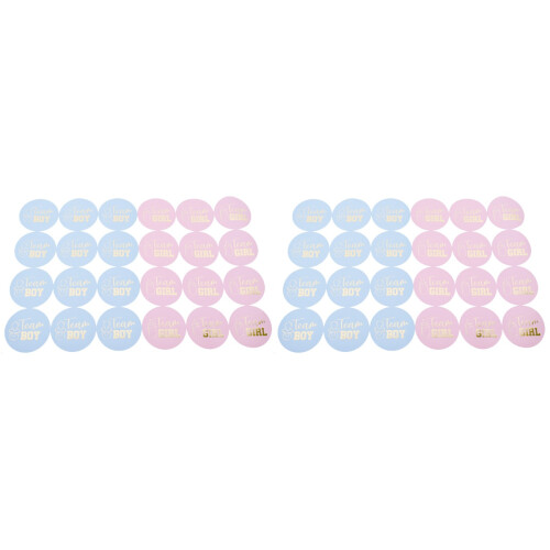 144Pièces Stickers Self-Adhesive Colorés Pour Soirée Genre 1