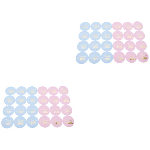 144Pièces Stickers Self-Adhesive Colorés Pour Soirée Genre 2