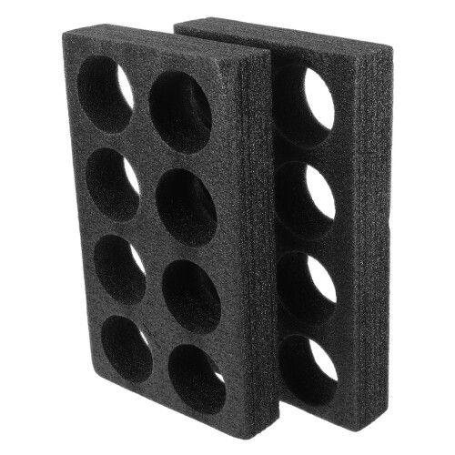 4 Pcs Foam Cup Holder 8 Holes For Hot Cold Drinks Coffee Carrier 2